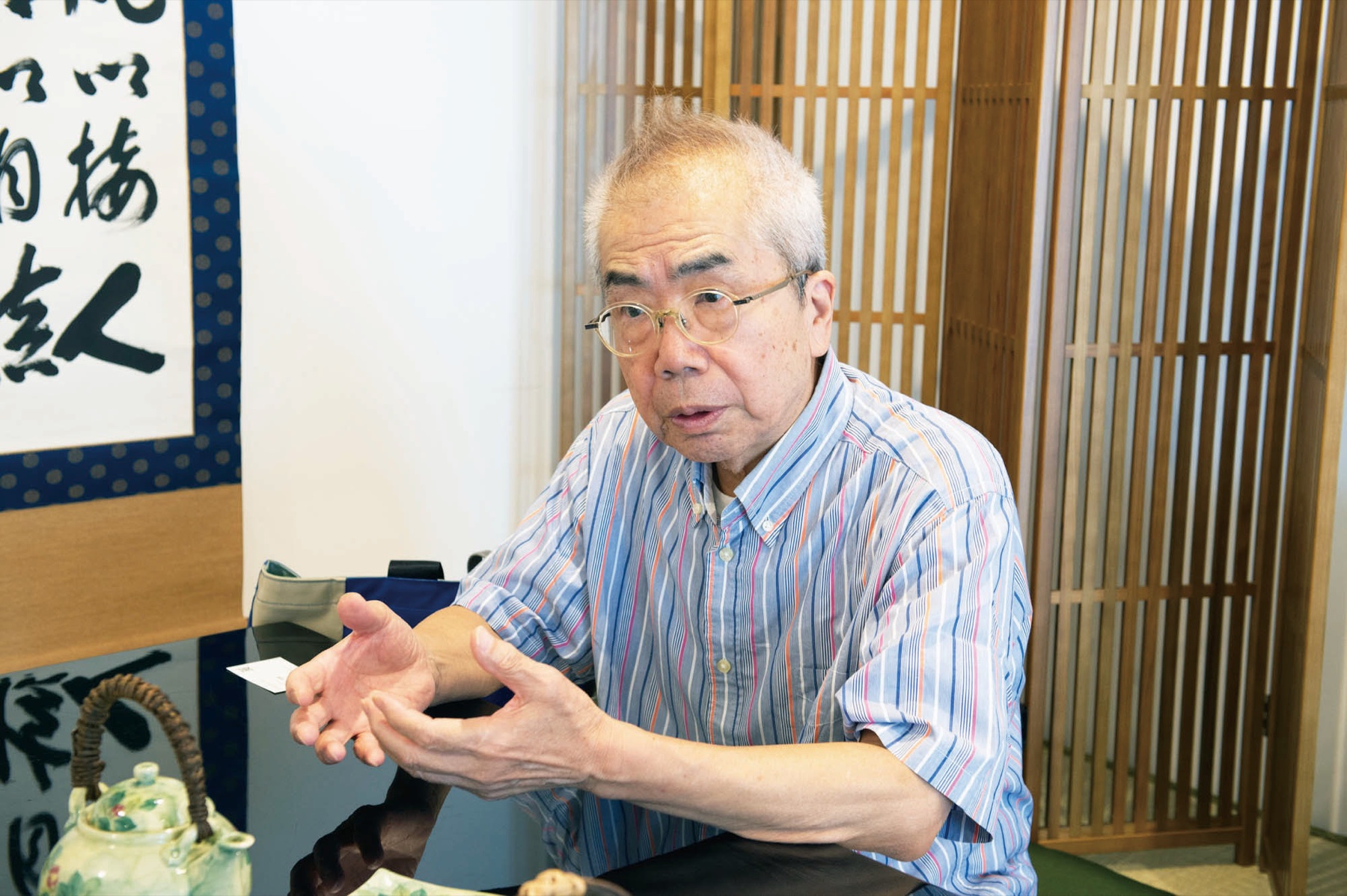 店内で話す谷口哲也さん